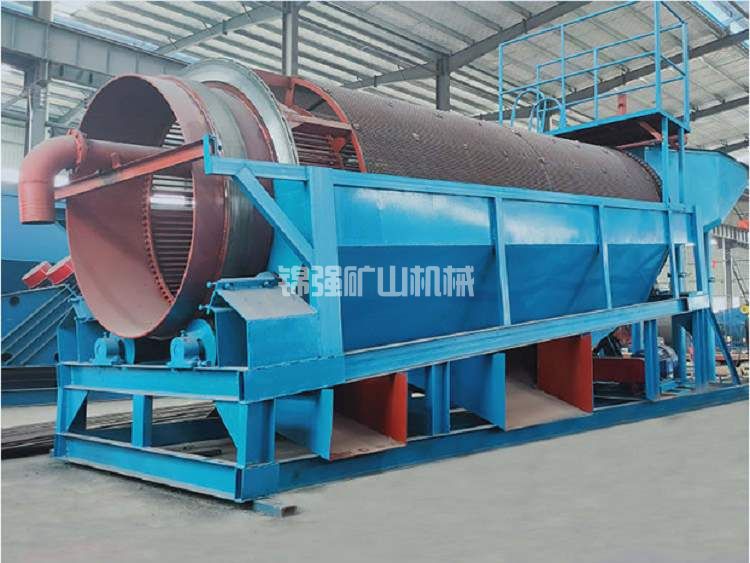 Drum sand screening machine